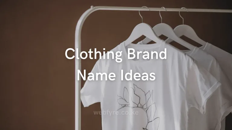 Clothing Brand Name Ideas