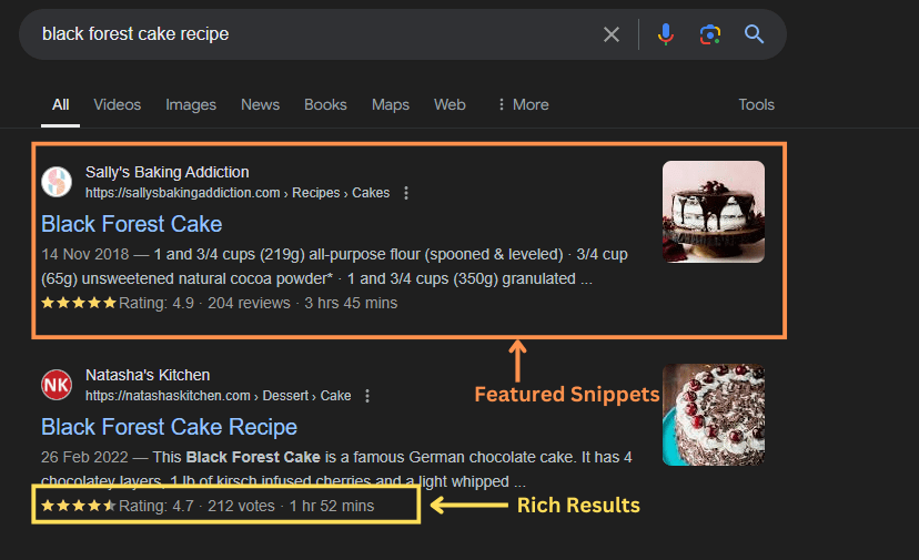 Featured Snippets
